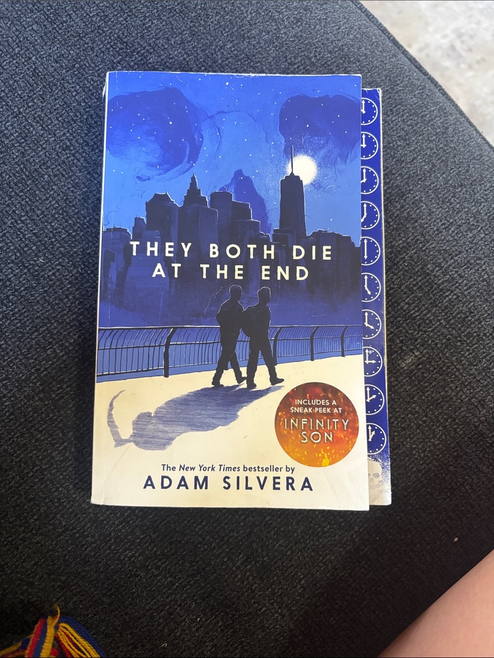 Blue Urban Skyline Poster - They Both Die at the End Cover Art